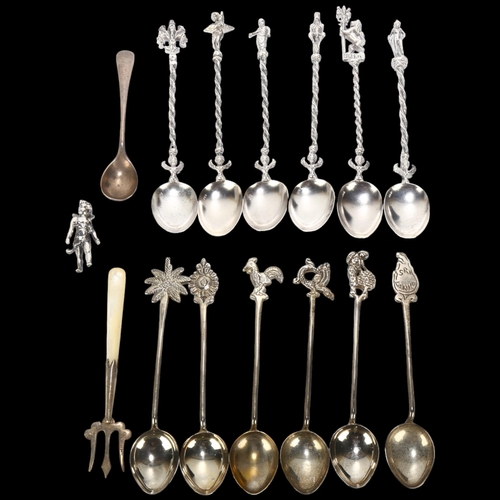 1684 - Various Continental silver spoons, 4.4oz weighable