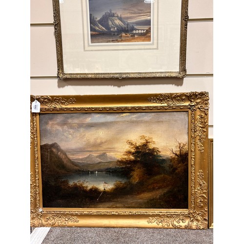 693 - 4 various 19th century oil paintings (4)