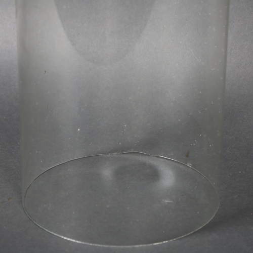 453 - A large glass dome, no associated base, height 40cm.