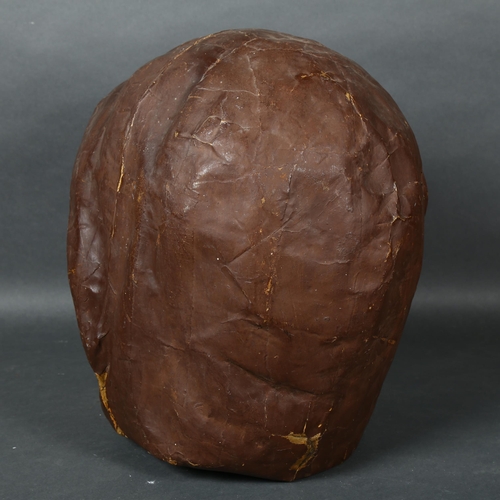 475 - A large papier mache witches mask, (Babajaga) H36cm