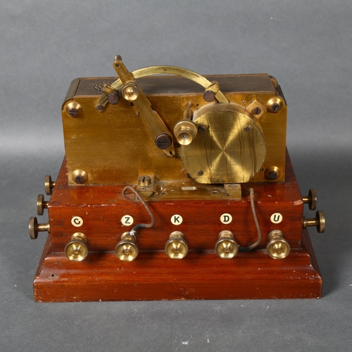 484 - A Victorian Wheatstone Automatic Transmitter, circa 1850, a similar example to be found in The Scien... 