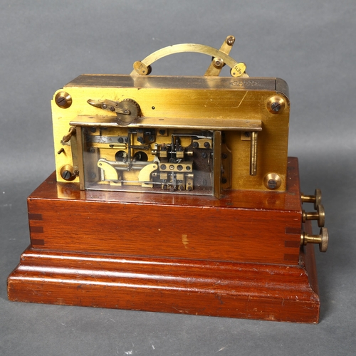 484 - A Victorian Wheatstone Automatic Transmitter, circa 1850, a similar example to be found in The Scien... 