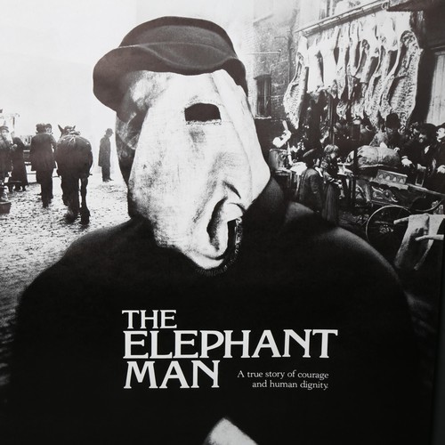 205 - MOVIE POSTER - The Elephant Man (1980) UK One Sheet film poster, starring John Hurt, 27 x 40 inches