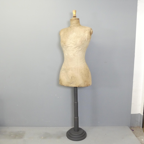 2711 - A vintage Stockman's shop display mannequin. Height 160cm.