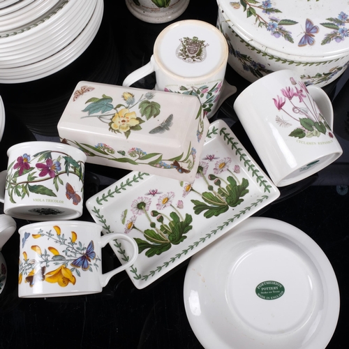 675 - A quantity of Portmeirion Botanic Garden pattern crockery, including 2 tureens, and a vase