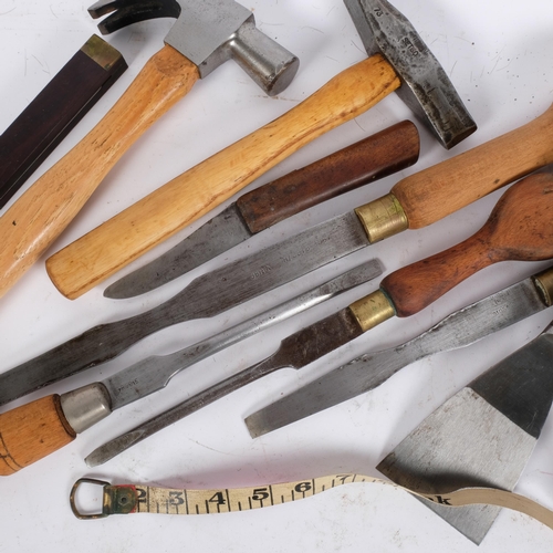 101 - A collection of military and other 20th century hand tools, including a 1966 screwdriver, by W H Cla... 