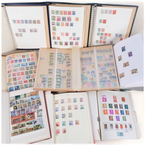 226 - A collection of UK and worldwide stamps, in a selection of various aged stock books, including sever... 