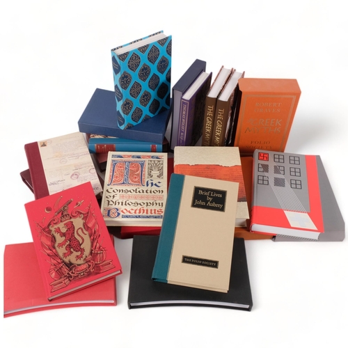 233 - A selection of hardback books, published by the Folio Society, including The Dead Sea Scrolls, Bonho... 