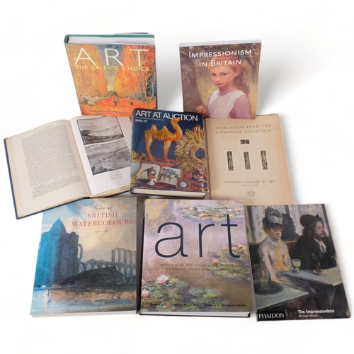 235 - A quantity of Art books, including The Great Age of British Watercolours, Royal Academy of Arts, Lon... 