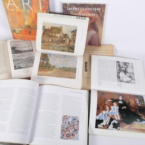 235 - A quantity of Art books, including The Great Age of British Watercolours, Royal Academy of Arts, Lon... 