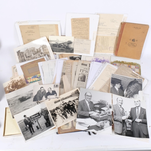 259 - A selection of ephemera and other items associated with journalist and local resident Herbert Franci... 