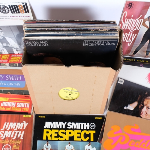 277 - A quantity of vinyl LP records, including such artists as The Style Council, Jimmy Smith, UB40, Simo... 