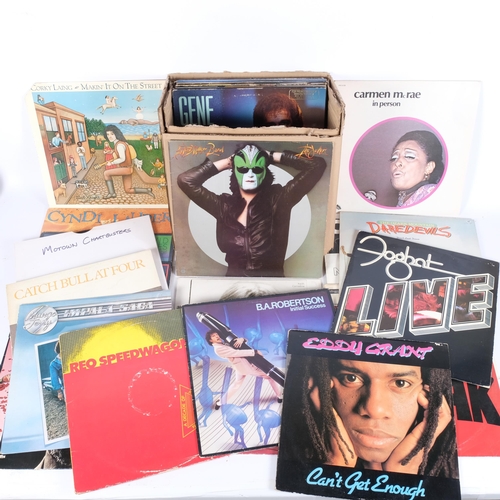 278 - A quantity of vinyl LPs, including such artists as The Bee Gees, Alison Moyet, Cat Stevens, REO Spee... 