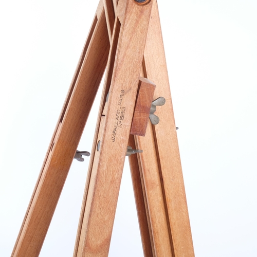 698 - A modern table-top adjustable wooden easel