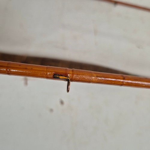 252 - FISHING INTEREST - Hardy Brothers Ltd, a Vintage split cane 5-piece freshwater fishing rod, 