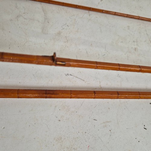 252 - FISHING INTEREST - Hardy Brothers Ltd, a Vintage split cane 5-piece freshwater fishing rod, 