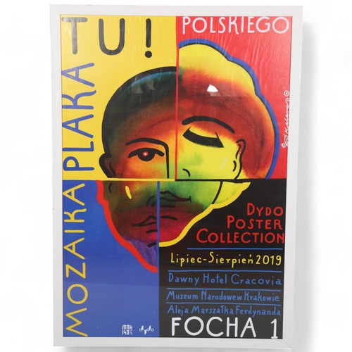 111 - A Polish exhibition poster, Dydo Poster Collection, 2019, artwork by ROMAN KALARUS, 97 x 67cm, frame... 