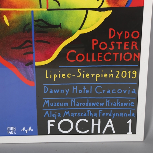 111 - A Polish exhibition poster, Dydo Poster Collection, 2019, artwork by ROMAN KALARUS, 97 x 67cm, frame... 