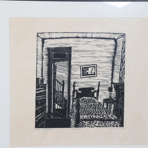 115 - Two 1972 Lino cut limited edition prints prints, 