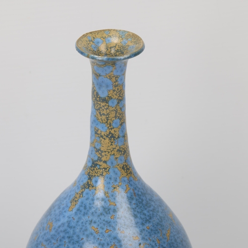 117 - Attributed to KAREN SWAMI, France, a studio ceramic vase, probably from the Cosmos series, indistinc... 