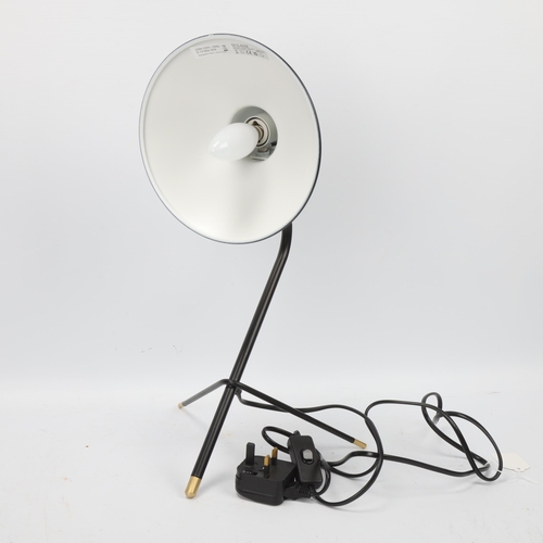 211 - Di Classe, an Arles mid-century style desk lamp by DMEI ENDO with adjustable shade, approx height 45... 