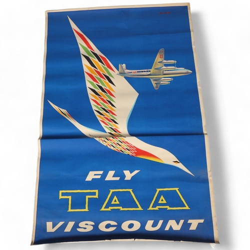 237 - An original Trans Australian Airlines poster circa 1950s', 59 x 95cm