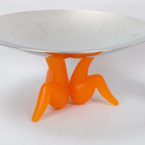 294 - PHILLIPE STARCK for Alessi, Italy, a stainless steel and plastic centre bowl, a Juicy Salif citrus s... 