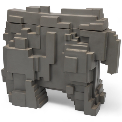 310 - SIR EDUARDO PAOLOZZI (1924-2005), Elephant (1972), a moulded composite abstract figure, signed and n... 