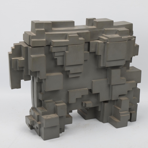 310 - SIR EDUARDO PAOLOZZI (1924-2005), Elephant (1972), a moulded composite abstract figure, signed and n... 