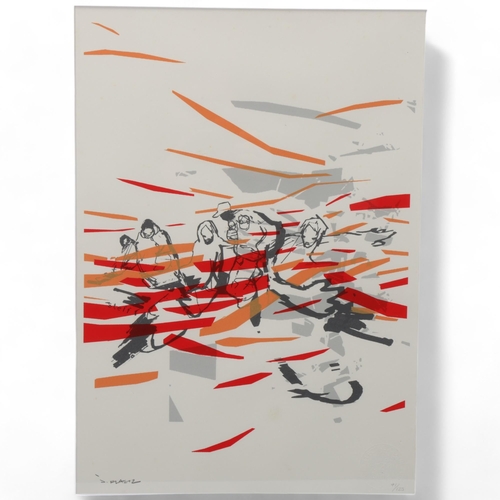 323 - STEFFAN PLAETZ, Stormm lithograph, 1st edition Scrawl Collective 41/125, blindstamped and signed, 41... 