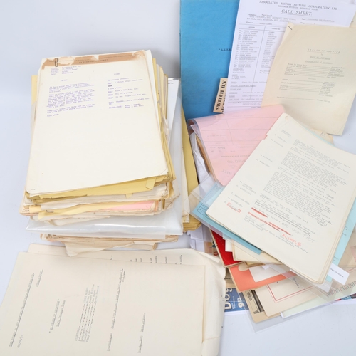 56 - MITCH MITCHELL. A Large Quantity of PAPER EPHEMERA relating to JOHN 'MITCH' MITCHELL's child acting ... 