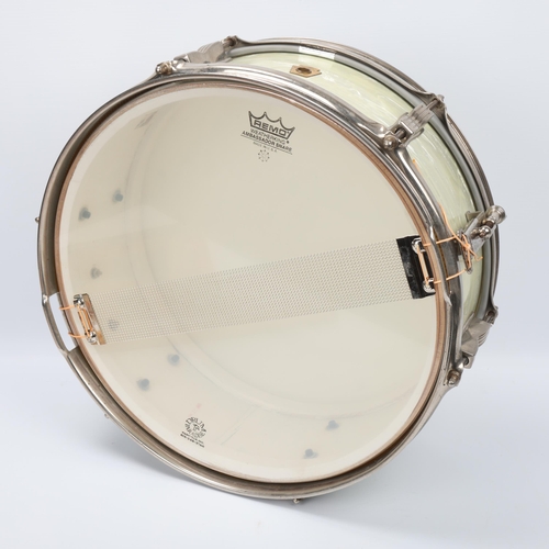 6 - A vintage LUDWIG PEARL FINISH SNARE DRUM owned by MITCH MITCHELL of the JIMI HENDRIX EXPERIENCE. A 3... 