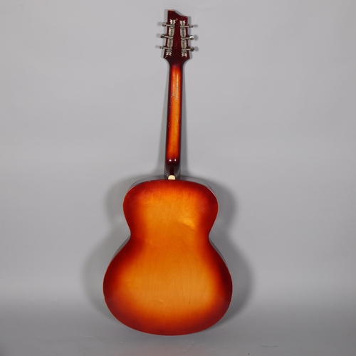 68 - A 1957 Framus Archtop acoustic guitar, with sunburst finish, and original hard case