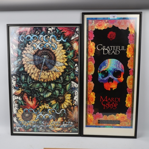 70A - Three THE GRATEFUL DEAD posters,  two 1995 limited edition tour posters and 1996 Art of the Dead pos... 