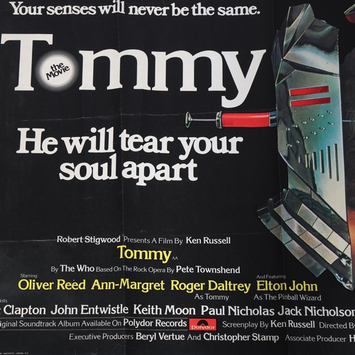 74 - THE WHO, an original British Quad film poster for TOMMY, 30 x 40 inches