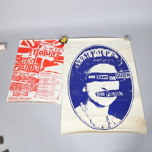 75 - **DESCRIPTION CHANGE** SEX PISTOLS, God Save the Queen promotional poster for the single, *possibly ... 