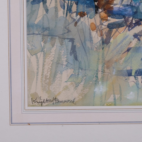 521 - Arthur Henry Knighton-Hammond, Ditchling Beacon, watercolour, signed, 48cm x 61cm, framed