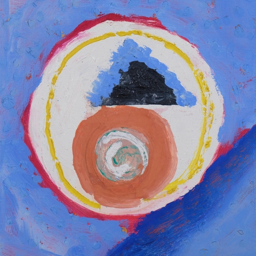 591 - Alistair Grant (1925 - 1997), abstract composition, impasto oil on canvas, inscribed verso, 30cm x 3... 