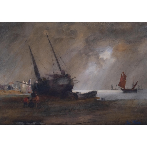 631 - 3 x 19th century watercolours, including Hugh William Williams, William Hoare, and James Moore, fram... 