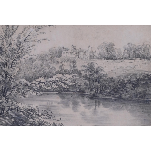 634 - Folder of 18th and 19th century watercolours and drawings