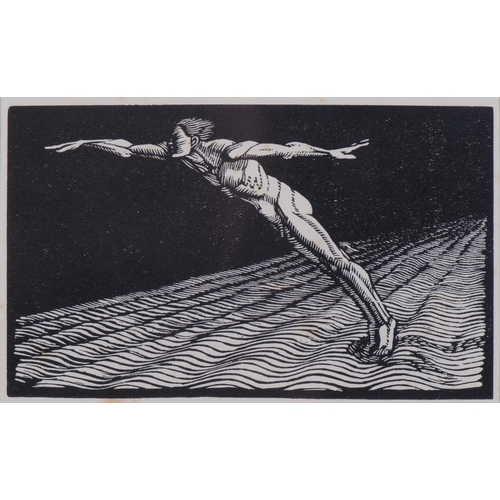 648 - Gwen Raverat (1885-1957), wood engraving on paper, Creation of Light (1912-), 6.2cm x 10.2cm, from t... 