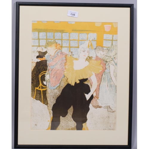 656 - Henri de Toulouse-Lautrec (1864-1901), limited edition lithograph in five colours on watermarked pap... 