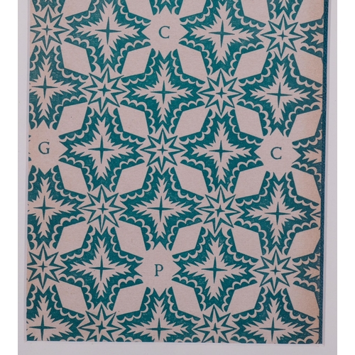 658 - Tirzah Garwood (1908-1951), patterned paper print on board, Cover Design for The Hundredth Story, pr... 