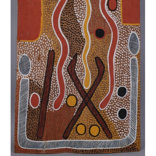 698 - Australian Aboriginal bark painting, 