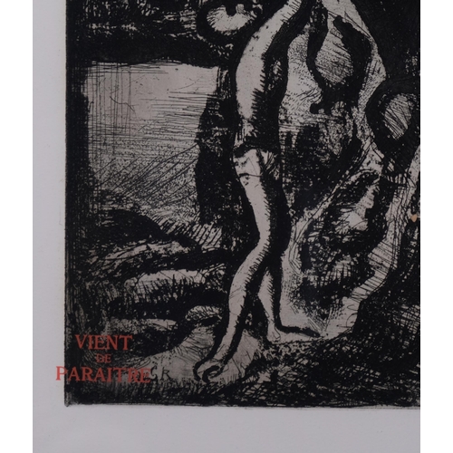 716 - Georges Rouault, Frontispiece, example proof with stamps for Reincarnation Du Pere Ubu, image 30cm x... 