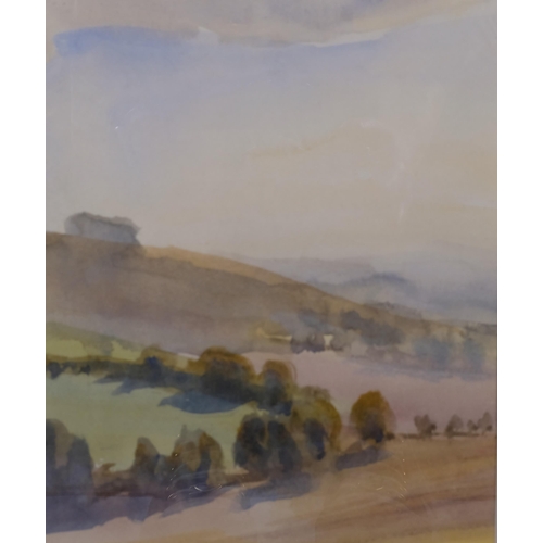 723 - John Marshall (1911 - 1995), 4 landscapes, watercolours, 18cm x 20cm, framed (4)