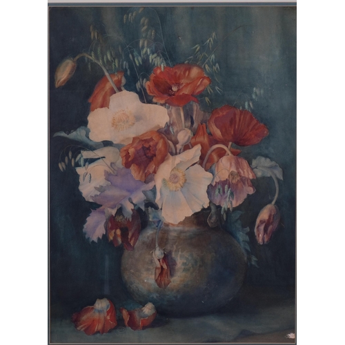 760 - Ethel Slade King (1862 - 1933), still life flowers, signed, 65cm x 48cm, framed