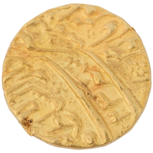 1336 - A Mughal Empire Mohur gold coin, 20.5mm, 10.7g