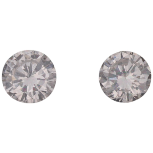 1407 - 2 unmounted 0.11ct modern round brilliant-cut diamonds, colour approx H-I, clarity approx VS, from t... 