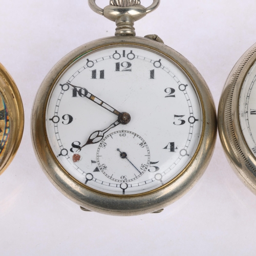 1058 - 3 pocket watches, including Elgin (3)